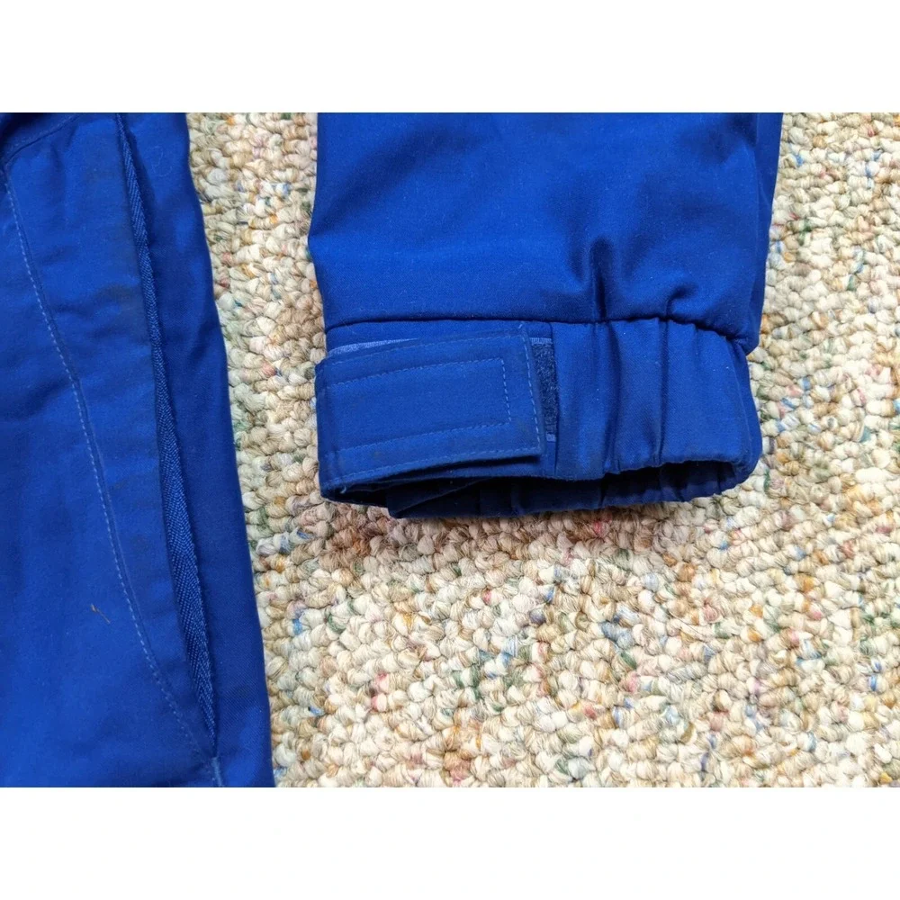 Adidas Track Jacket Mens Large Blue Full Zip Windbreaker Sporty Athleisure